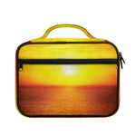 Sunset Over Sea Print Briefcase Bible Bag