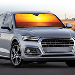 Sunset Over Sea Print Car Windshield Sun Shade