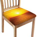 Sunset Over Sea Print Chair Cushion Cover