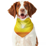 Sunset Over Sea Print Dog Bandana
