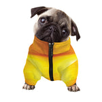 Sunset Over Sea Print Dog Zip Up Jacket