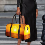 Sunset Over Sea Print Duffle Bag