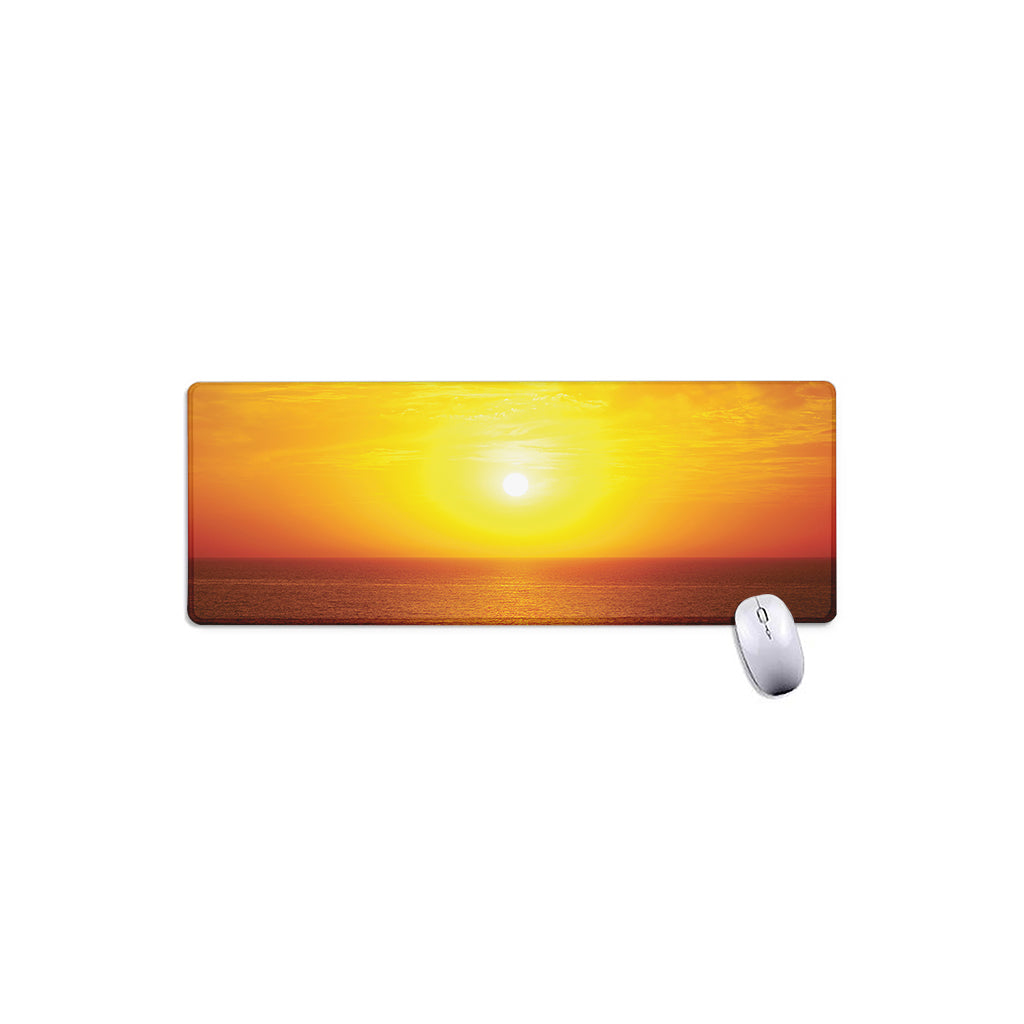 Sunset Over Sea Print Extended Mouse Pad