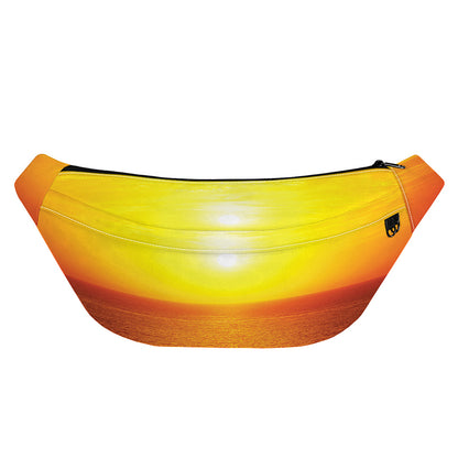Sunset Over Sea Print Fanny Pack