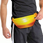 Sunset Over Sea Print Fanny Pack