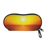 Sunset Over Sea Print Glasses Case