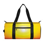 Sunset Over Sea Print Gym Bag