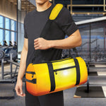 Sunset Over Sea Print Gym Bag