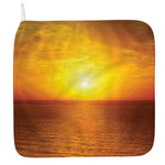 Sunset Over Sea Print Hand Towel