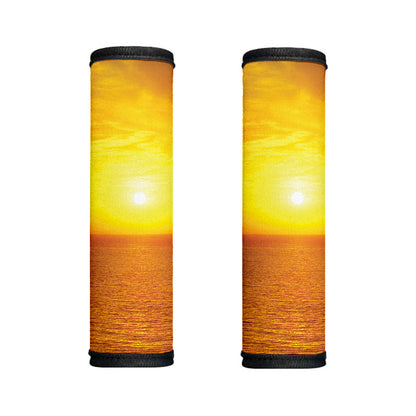 Sunset Over Sea Print Handle Covers