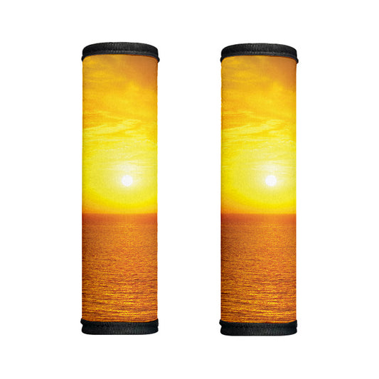 Sunset Over Sea Print Handle Covers