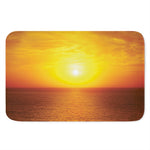Sunset Over Sea Print Indoor Door Mat