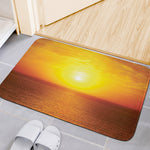 Sunset Over Sea Print Indoor Door Mat