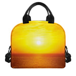 Sunset Over Sea Print Insulated Lunch Bag