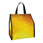 Sunset Over Sea Print Insulated Lunch Tote