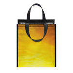 Sunset Over Sea Print Insulated Lunch Tote