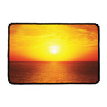 Sunset Over Sea Print Kitchen Mat