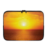 Sunset Over Sea Print Laptop Sleeve