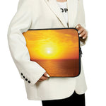 Sunset Over Sea Print Laptop Sleeve