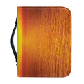 Sunset Over Sea Print Leather Bible Cover