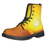 Sunset Over Sea Print Backpack