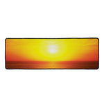 Sunset Over Sea Print Long Kitchen Mat