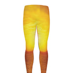 Sunset Over Sea Print Men's leggings