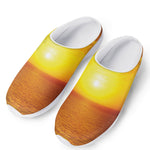 Sunset Over Sea Print Mesh Casual Shoes