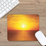 Sunset Over Sea Print Mouse Pad