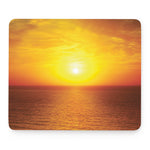 Sunset Over Sea Print Mouse Pad