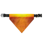 Sunset Over Sea Print Over The Collar Dog Bandana