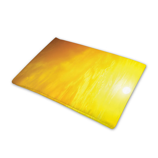 Sunset Over Sea Print Pet Cooling Mat Cover