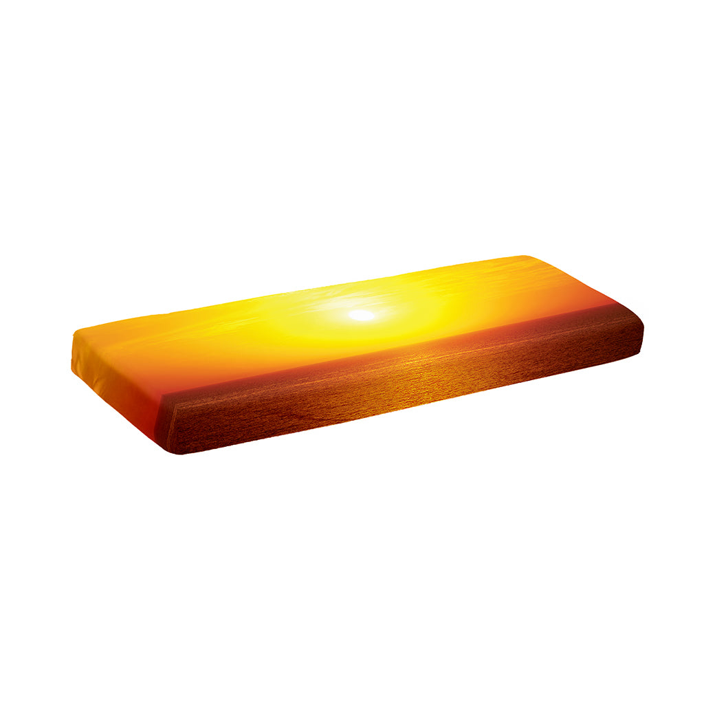 Sunset Over Sea Print Piano Keyboard Cover