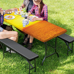 Sunset Over Sea Print Picnic Table Cover