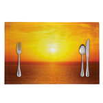 Sunset Over Sea Print Placemat