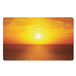 Sunset Over Sea Print Polyester Doormat