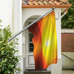 Sunset Over Sea Print Polyester Flag