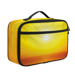 Sunset Over Sea Print Portable Lunch Bag