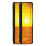 Sunset Over Sea Print Refrigerator Handle Covers