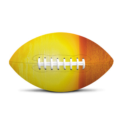 Sunset Over Sea Print Rugby Ball
