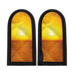 Sunset Over Sea Print Skillet Handle Cover