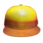 Sunset Over Sea Print Snapback Cap