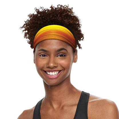 Sunset Over Sea Print Sports Headband