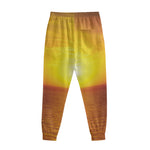 Sunset Over Sea Print Sweatpants
