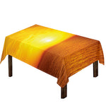 Sunset Over Sea Print Tablecloth