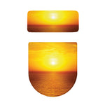 Sunset Over Sea Print Toilet Lid And Tank Cover Set