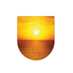 Sunset Over Sea Print Toilet Lid Cover