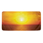 Sunset Over Sea Print Towel