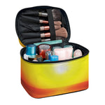 Sunset Over Sea Print Travel Makeup Bag