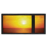 Sunset Over Sea Print Trifold Wallet